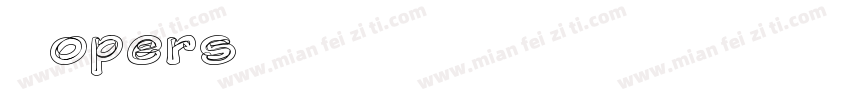 Topers PERSONAL USE ONLY字体转换